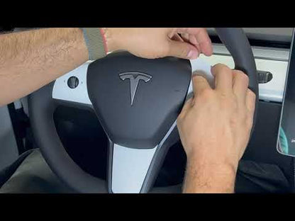 Steering Wheel Vinyl Cover for Tesla Model 3 / Model Y