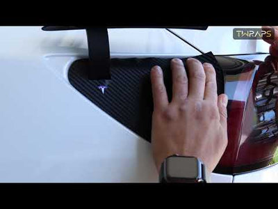 Charge Port Wrap | Carbon Fiber Decal for 2017-2023 Tesla Model 3 and 2019-2025 Tesla Model Y