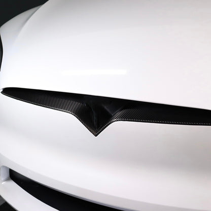 Front Upper Lip Wrap for Tesla Model S (Plaid & Long Range, Refresh)