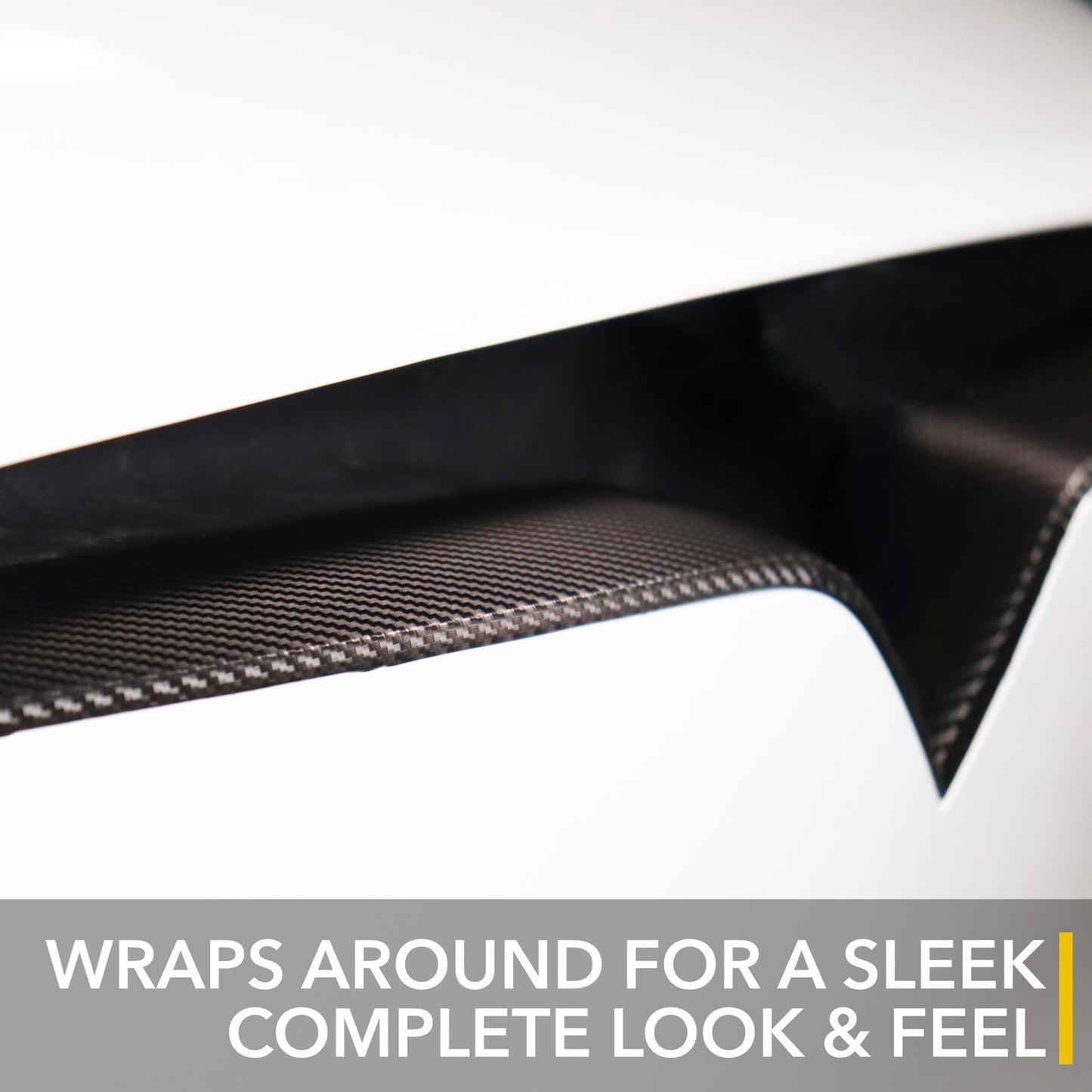 Front Upper Lip Wrap for Tesla Model X (Plaid & Long Range, Refresh)