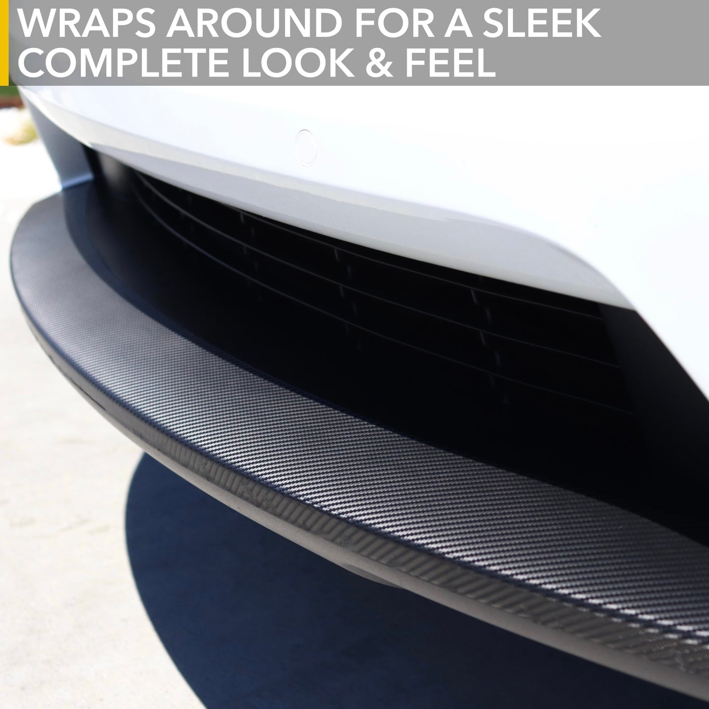 Front Lower Lip Wrap for Tesla Model X (Plaid & Long Range, Refresh)