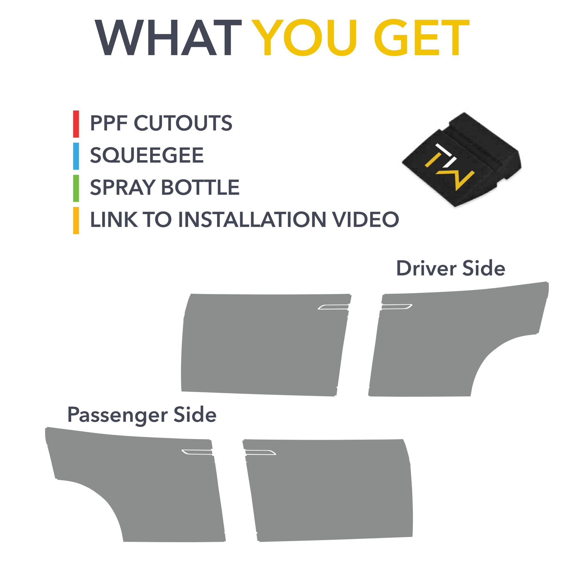 Doors PPF | Paint Protection Film for Tesla Model X